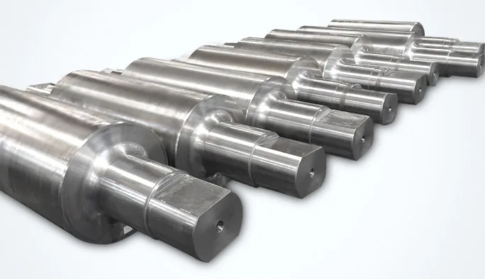 Adamite (alloy steel base) rolls for roughing stands, Vimco Rolls