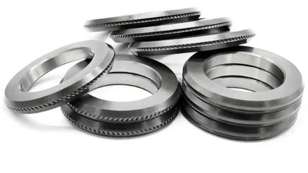 Tungsten carbide roll rings